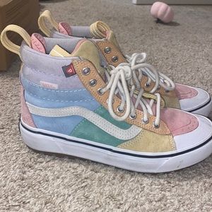 color block vans shoes